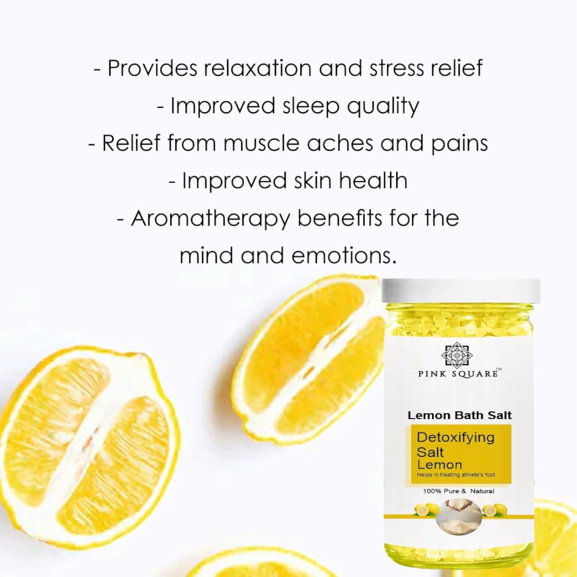 Aromatic Detoxifying Bath Salt Crystal for Muscle Relief